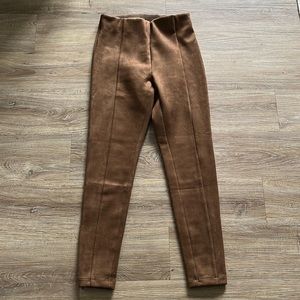 LOFT Suede Leggings XS